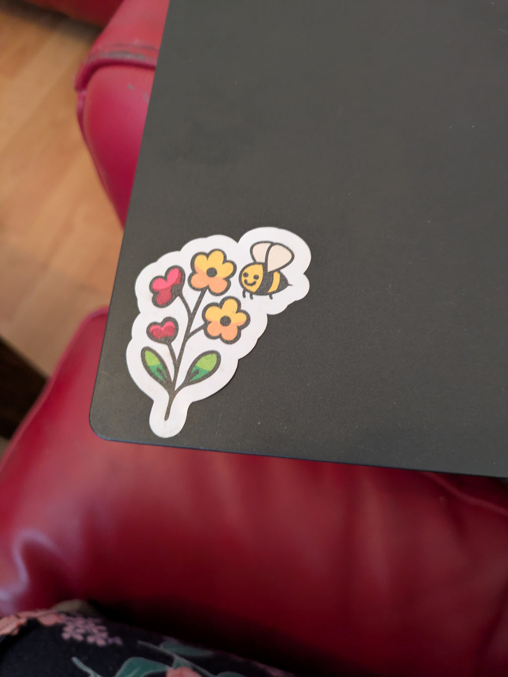 🐝 Bee Happy Sticker Sheet (A5) – Handmade Cute Bee Stickers