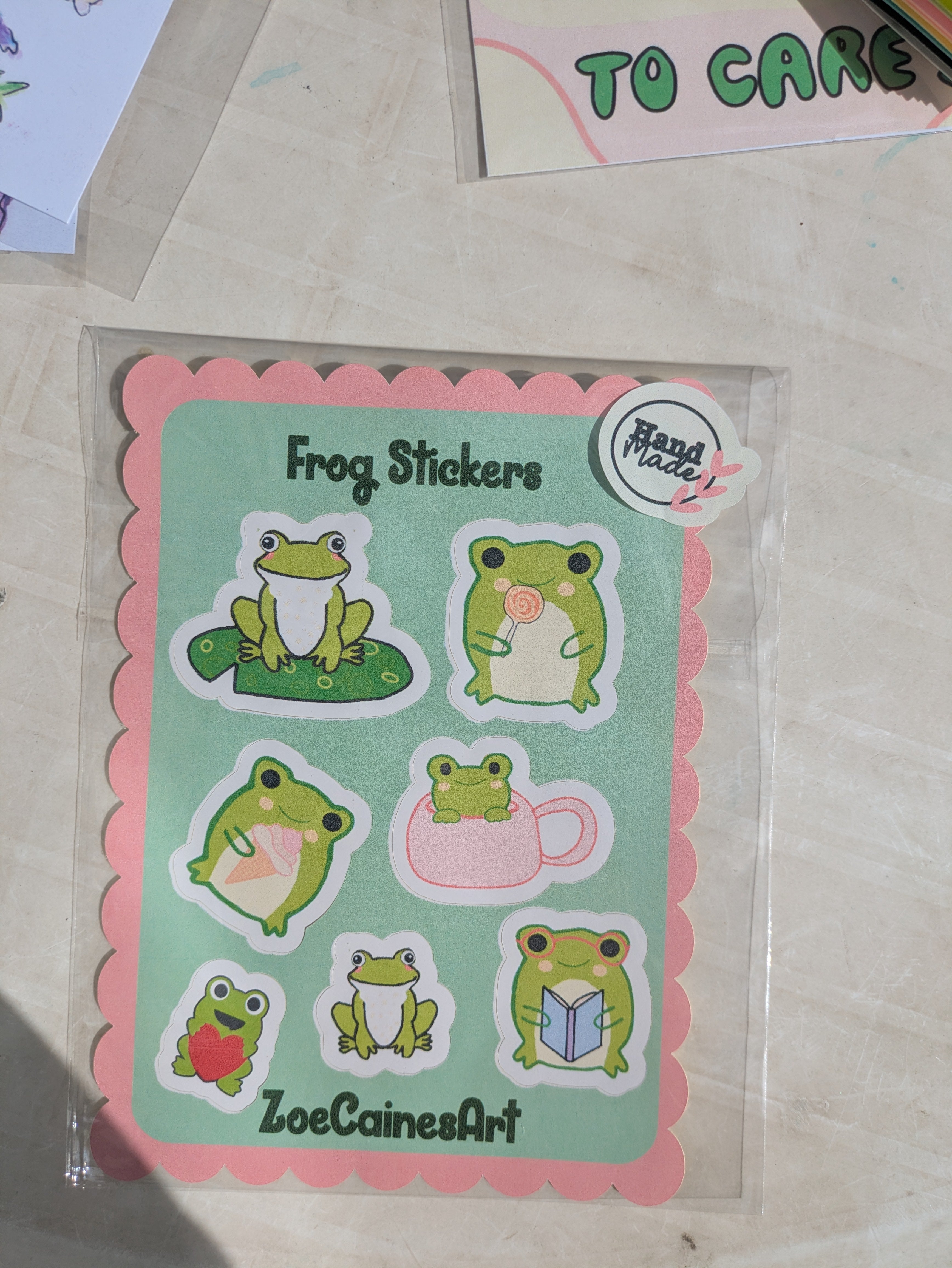 Cute & Cozy Frog Stickers 🐸 – Happy Frogs Sticker Sheet