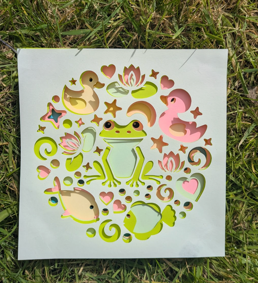 Cute Frog + Mushroom Gift Bundle – Tote Bag, Stickers, Prints, & Accessories