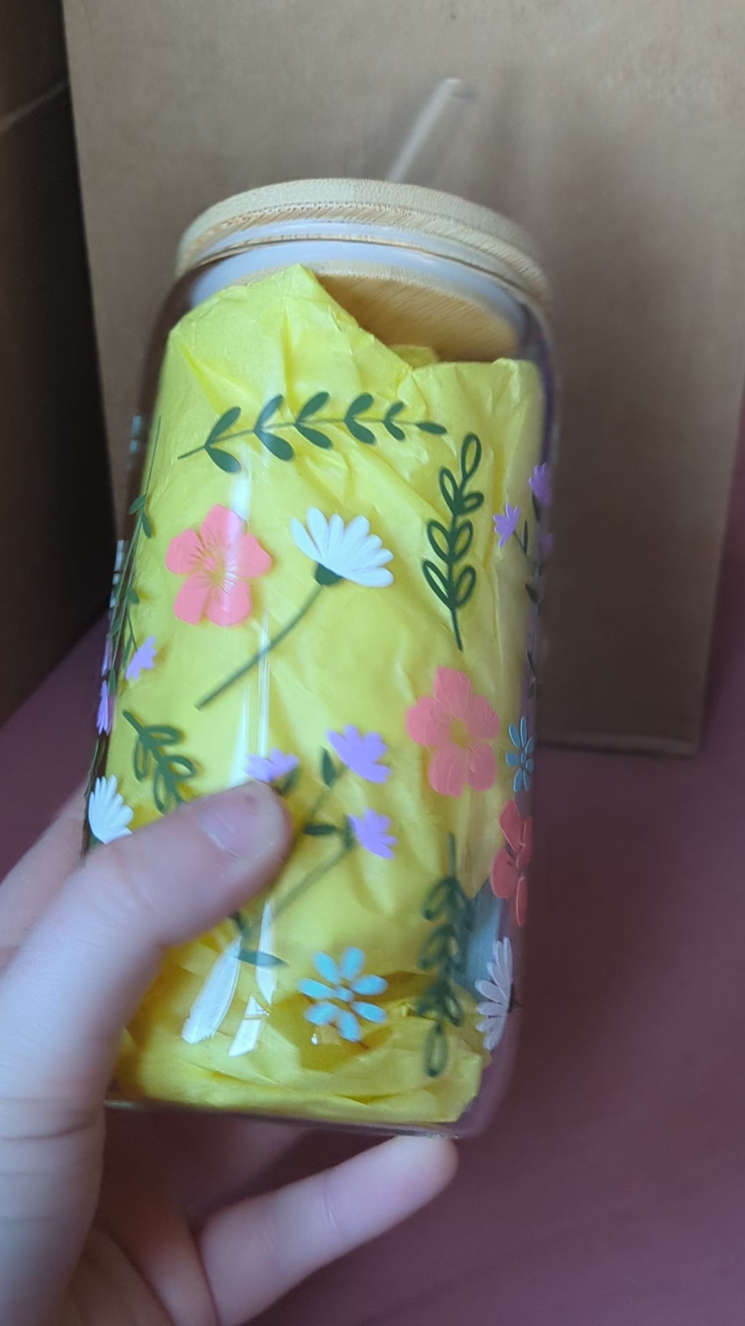 Floral Tumbler 🌻🌷